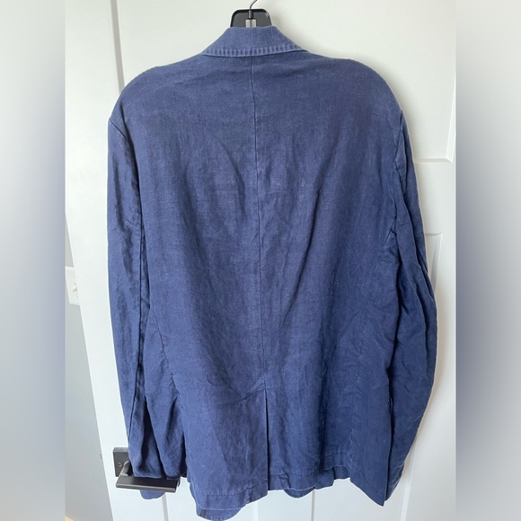 Billy Reid Indigo Lewis Jacket/Blazer - Picture 3 of 3